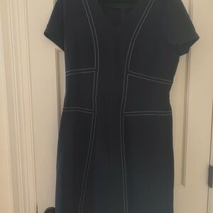 Brooks Brothers XL Knee Length Navy Dress